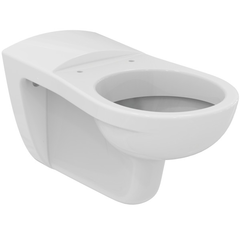 Ideal Standard Matura P098201 Унитаз безободковый подвесной удлиненный для инвалидов, проекция 70 см, для монтажа с сиденьем и крышкой E131801/P504201/W302601 фото