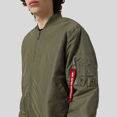 Бомбер Alpha Industries MA-1 Oxford Logo OG-107 Green (Зеленый)