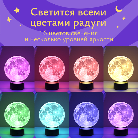Ночник подарок Луна