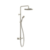 Gessi Emporio shower 35183#149 Душевая система, с верхним душем, термостатическим смесителем, штанга, шланг, ручно душ, цвет: Finox Brushed Nickel