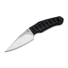 Фото Нож с фиксированным клинком Boker 302, сталь Nitro-V, рукоять паракорд, черный