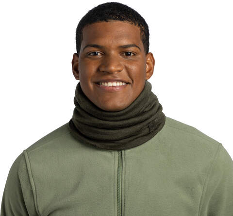 Картинка шарф-труба Buff Wool heavyweight Solid Bark - 3