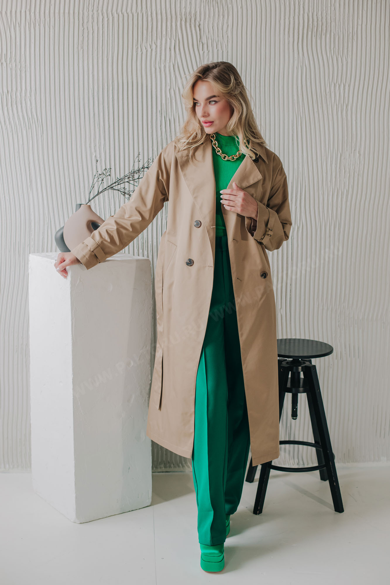 Плащ тренч oversize
