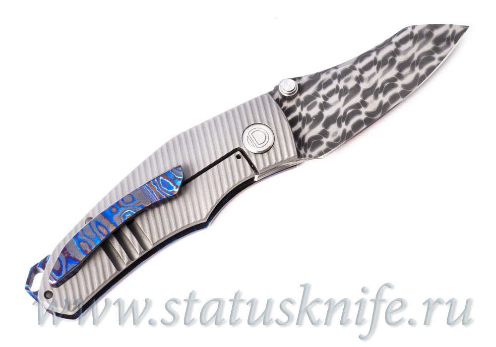 Нож Осаренко Дмитрий 10.20 Vegas Forge Damascus Zirconium Titanium Timascus