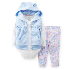 CARTERS Комплект с флисовым жилетом КДБ22