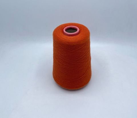 Бобинная пряжа (пр.Италия),art-Cashmere 2/48 2400м/100гр,100%Кашемир, цвет- Оранжевый, арт.29435