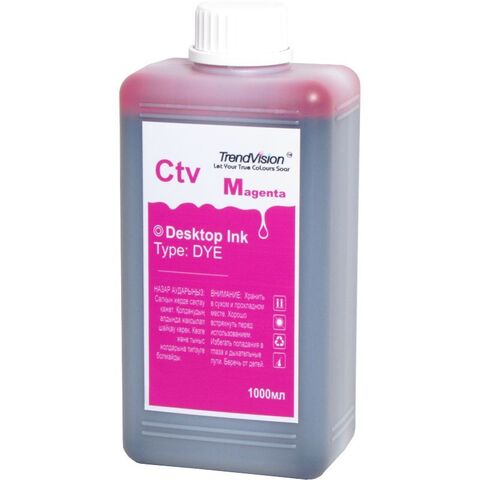Чернила Водорастворимые TrendVision@ Универсальные Ctv M.1000ml 1000мл, пурпурный (magenta) - купить в компании MAKtorg