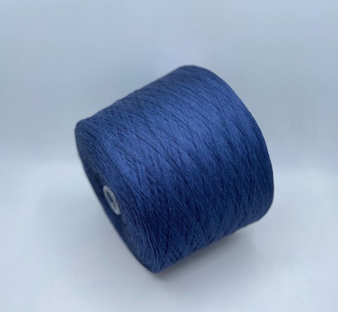Loro Piana (пр.Италия), art. Naturelle, 320м(смотка в 10 нитей)/100гр, 55%Шелк 45%Лен, цвет-Синий,неоднотонный, арт.30453