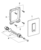GROHE Skate Cosmopolitan 38784P00 Клавиша смыва для писсуара