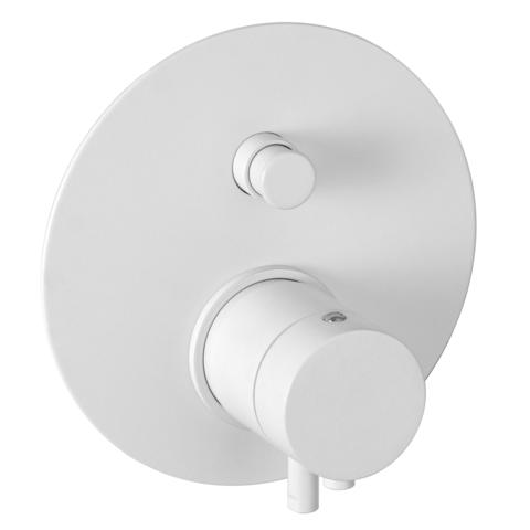 Remer Minimal Thermo NT09KBBO Смеситель для ванны/душа термостат на 2 потока скрытый монтаж (заказывать совместно с rrbox), цвет: белый матовый