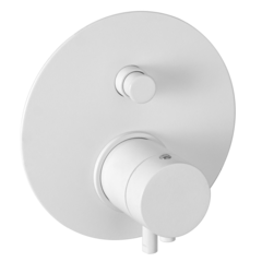 Remer Minimal Thermo NT09KBBO Смеситель для ванны/душа термостат на 2 потока скрытый монтаж (заказывать совместно с rrbox), цвет: белый матовый фото