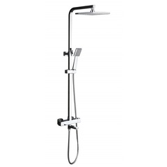 Timo Tetra-Thermo SX-0169/00 Душевая система с термостатом и изливом внешнего монтажа, цвет: хром фото