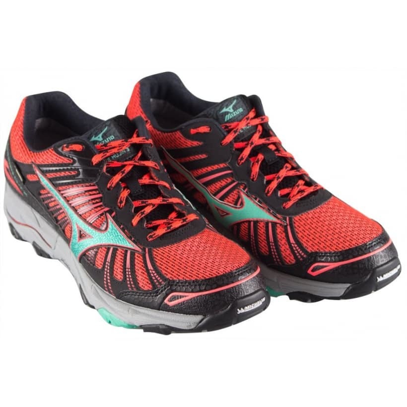 Беговые кроссовки женские Mizuno Wave Mujin 3 G-Tx черные-оранжевые - 4