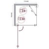BelBagno Etna ETNA-A-1-80-C-CR Душевой уголок, 80x80, цвет: хром