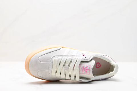 Kith x Clarks x adidas Samba 'Grey/White/Gum' 