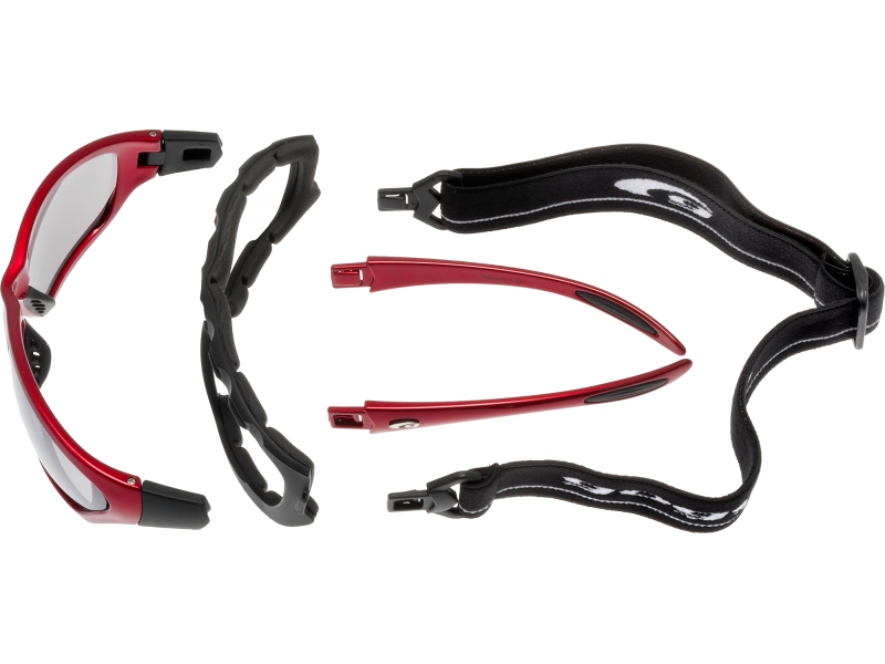 Goggle Mese P спортивные солнцезащитные очки black-red - 2