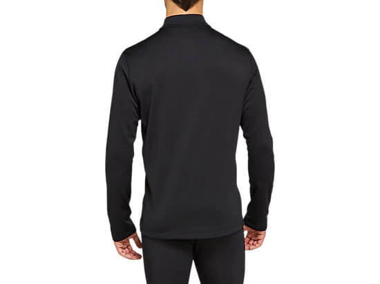 Asics Katakana Winter 1/2 Zip рубашка беговая мужская черная - 3
