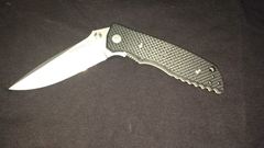 Фото Нож складной HB01 Large, Stonewashed Crucible CPM® S35VN™, William (Bill) Harsey Design
