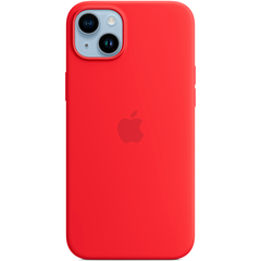 Силиконовый чехол с поддержкой MagSafe Apple Silicone Case для iPhone 14 Plus, Red (Красный)