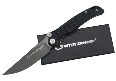 Нож складной With Armour Gundog, сталь D2, WA-101BK