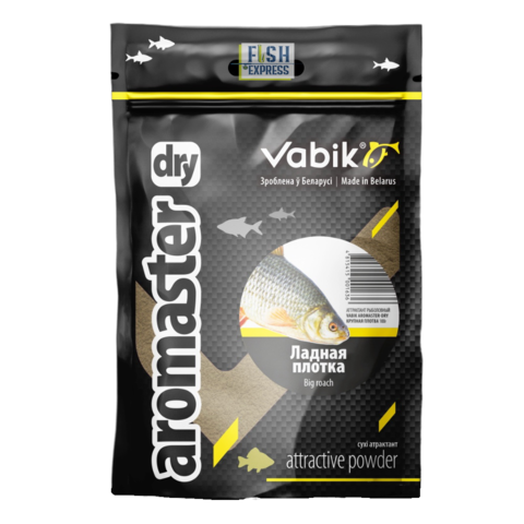 Аттрактант Vabik AROMASTER-DRY Крупная плотва  100г. уп. 60шт. (продажа от 1шт)