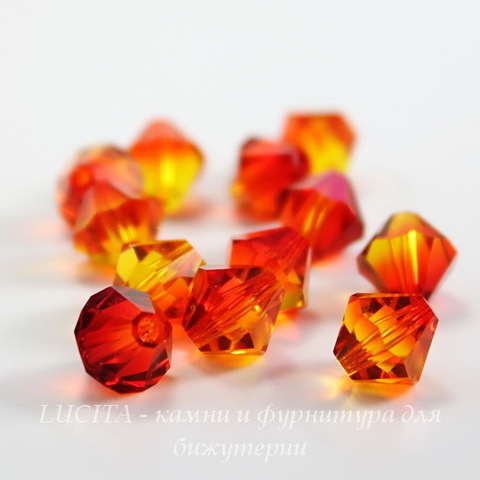 5328 Бусина - биконус Сваровски Fireopal 8 мм ()