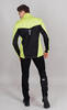 Мужской утепленный разминочный костюм Nordski Base lime-black - 4