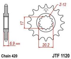 Звезда ведущая JTF1120 11