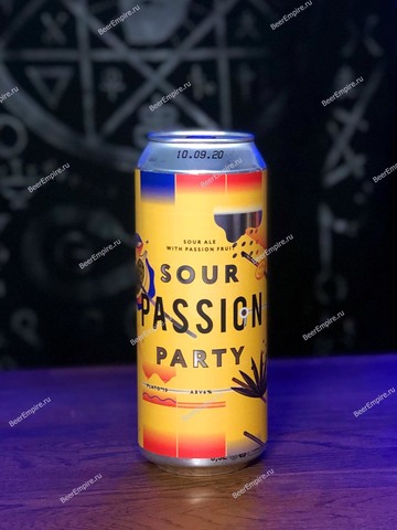 Stamm Beer + Zagovor /// Sour Passion Party 0,5 л. ж/б