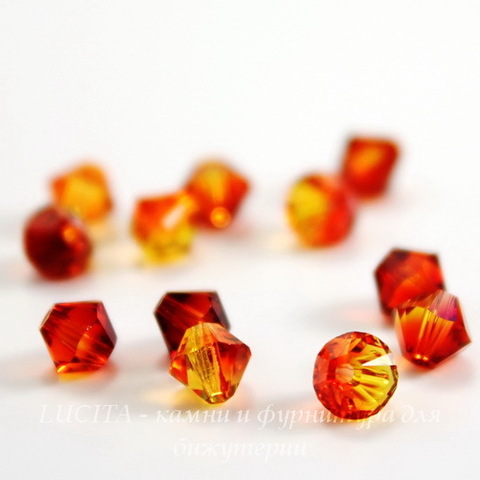5328 Бусина - биконус Сваровски Fireopal 8 мм ()