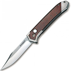 Фото Автоматический складной нож Boker Magnum Rubico Auto, сталь 440A, рукоять карбон/нержавеющая сталь