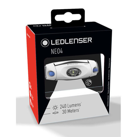 Фонарь налобный Led Lenser Neo 4 синий лам.: светодиод  AAAx3 (500914)