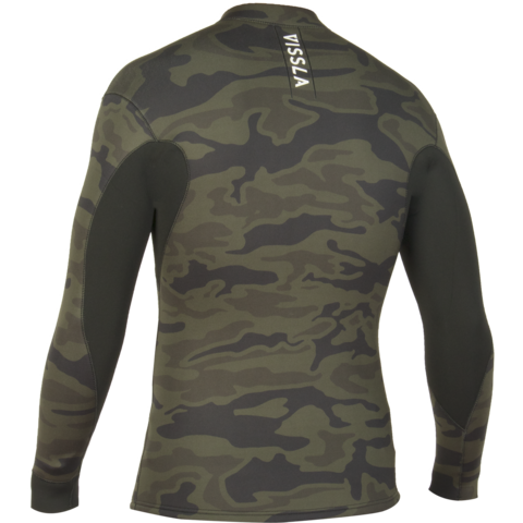 VISSLA Camo 2mm Front Zip