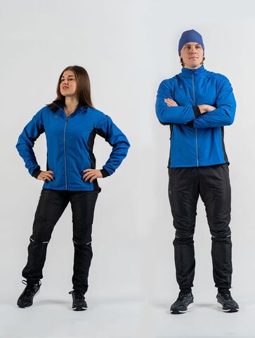 Разминочный лыжный костюм Noname Active Suit унисекс Royal blue