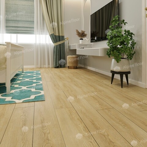 Каменно-полимерный ламинат (SPC) Alpine Floor - Classic Light Тисс (ECO 135-66 MC)