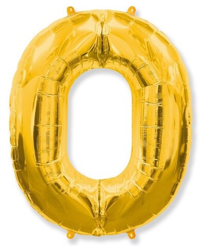 Цифра "0" золото