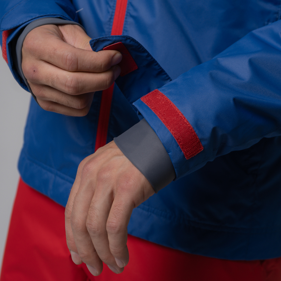 Nordski Light Patriot утепленный ветрозащитный костюм мужской red - 7