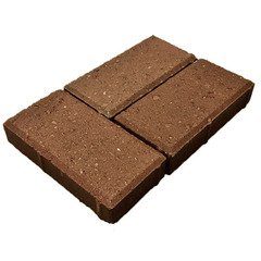 Брусчатка Кирпичик 4 (корица), вибропрессование