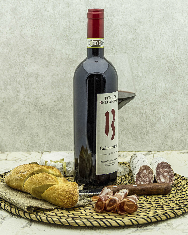 Вино Bellafonte Монтефалько Сагрантино Колленоттоло Красное Сухое 14,5% 0,75 л, Италия