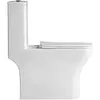 BelBagno Neon BB8617CPR-MN/SC Унитаз-моноблок безободковый с сиденьем, цвет: белый