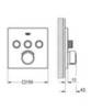 GROHE SmartControl Mixer 29149000 Термостат для душа встраиваемый на 3 потребителя