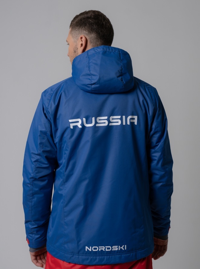 Nordski Light Patriot утепленный ветрозащитный костюм мужской red - 3