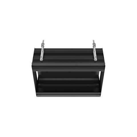Gessi Binario 61015#299 Профиль линейный 670 мм., без подготовки под модули, цвет Black XL