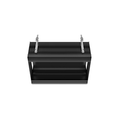 Gessi Binario 61015#299 Профиль линейный 670 мм., без подготовки под модули, цвет Black XL фото