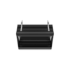Gessi Binario 61015#299 Профиль линейный 670 мм., без подготовки под модули, цвет Black XL