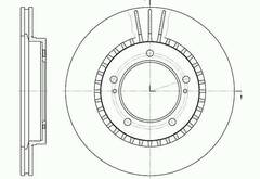 Диск тормозной вентилируемый G-brake  GR-02806