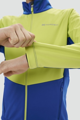 Детская лыжная куртка Nordski Jr. Advance true blue-lime