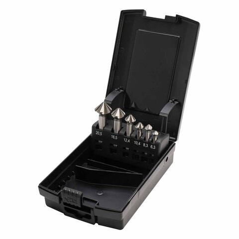 Набор зенковок 90° 6,3-20,5мм DIN335C 5z HSS-G 6шт MASTER-TOOL 102890MT
