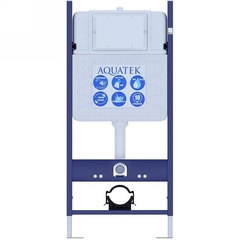 Aquatek Standart INS-0000014 Инсталляция для подвесного унитаза, цвет: синий фото