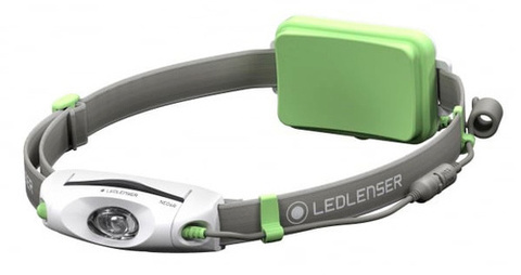 Фонарь налобный Led Lenser Neo 6R, зелёный, светодиодный, (500919)